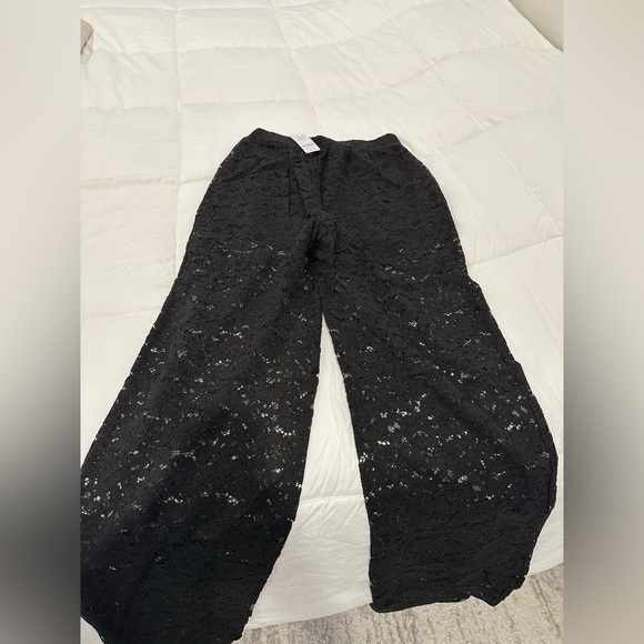 BEBE Black Lace Pants - Picture 4 of 7